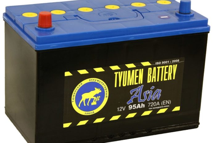 Аккумуляторная батарея TYUMEN battery ASIA  6СТ-95АЗL ПП